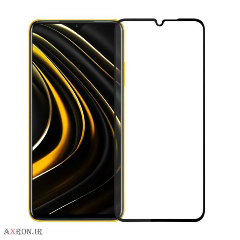 خرید گلس فول شیائومی poco m3